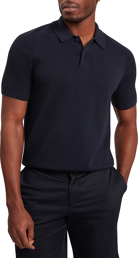 Ted Baker Otiso Ribbed Raglan Sleeve Polo