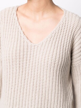 Incentive! Cashmere V-neck knit jumper
