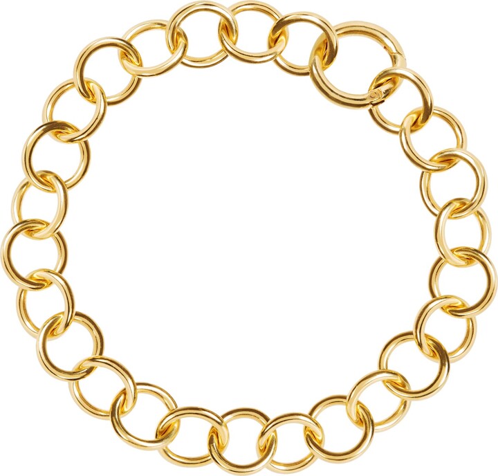 Amadeus - Nudo Thick Gold Chain Choker Necklace - ShopStyle