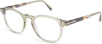 Tom Ford Eyewear Pantos-Frame Clear Glasses