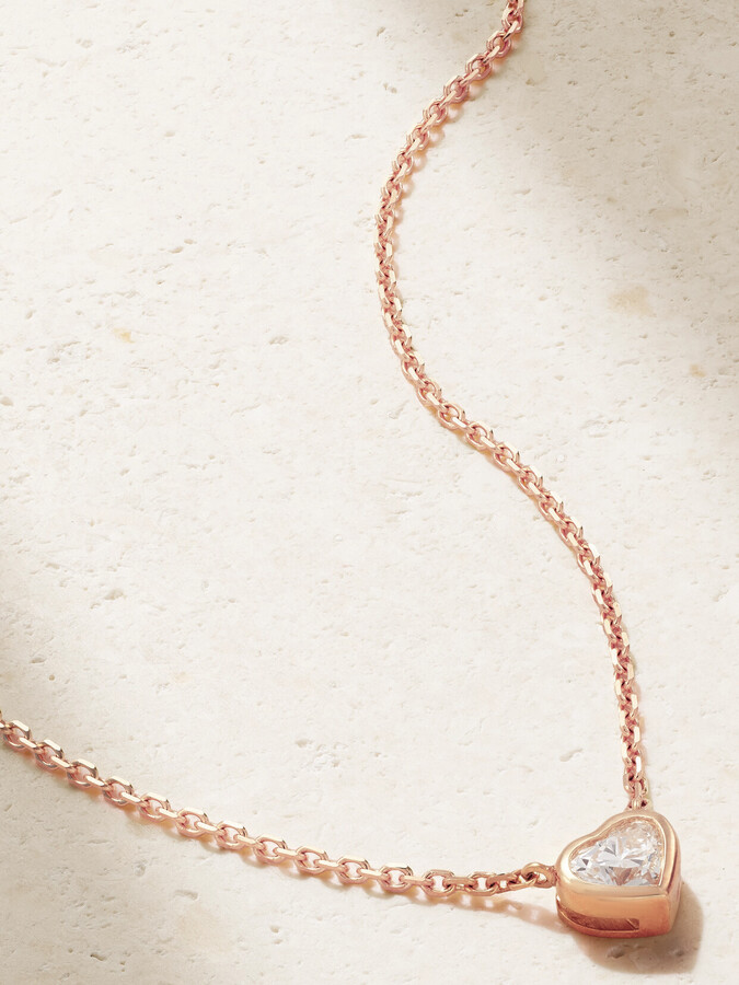 Anita Ko - 18-karat Rose Gold Diamond Necklace - One size