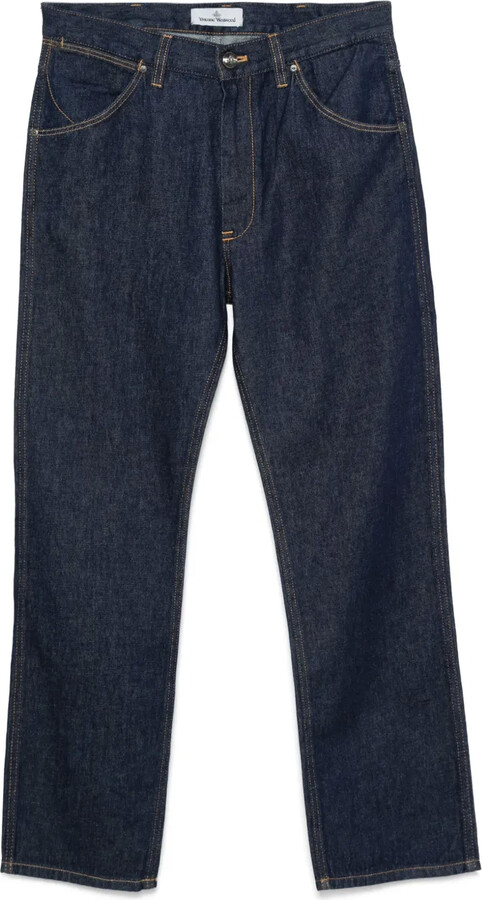 Vivienne Westwood Embroidered Straight Jeans