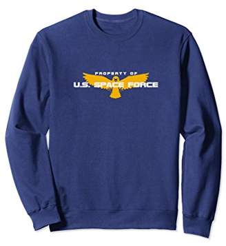 Property of US Space Force Gift Sweatshirt with Eagle Motif