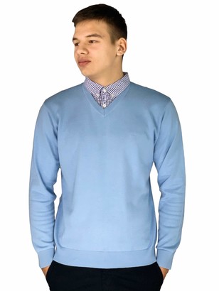 jumper with fake shirt collar