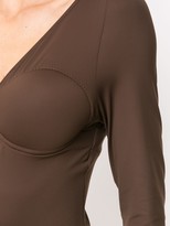 Thumbnail for your product : AMIR SLAMA Long Sleeved Bodysuit