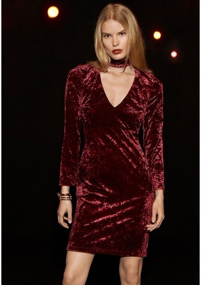 Bardot Cutout Velvet Sheath Dress - 100% Exclusive