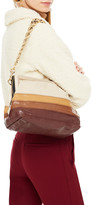 Thumbnail for your product : Marc Jacobs Singer Color-block Textured-leather Shoulder Bag
