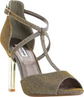 Thumbnail for your product : Dune Melodee metallic jewel-heeled sandals
