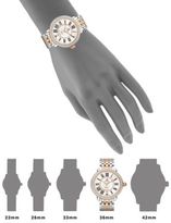 Thumbnail for your product : Michele Serein 16 Diamond, Mother-Of-Pearl, 18K Rose Goldplated & Stainless Steel Bracelet Watch