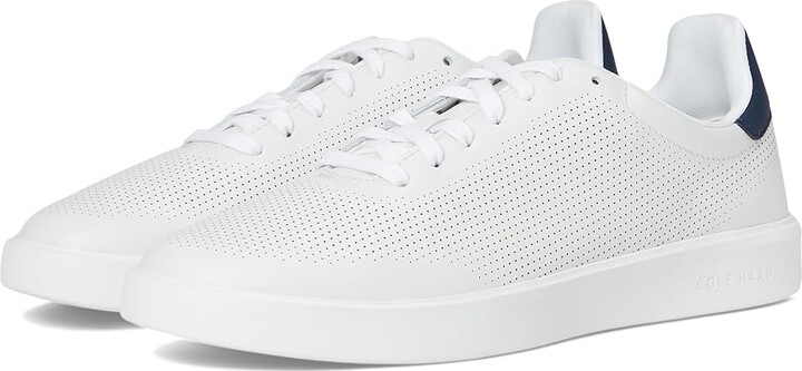 (取寄) コールハーン メンズ グランド クロスコート デイリー レーザー スニーカー Cole Haan men Grand Crosscourt Daily Laser Sneakers Optic White/Navy Blazer/Optic White Cole Haan Grand Crosscourt Daily Laser Sneakers Men's Shoes Optic