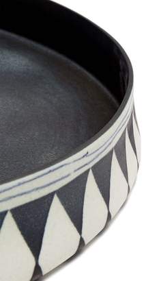 L'OBJET Lobjet - Tribal Porcelain Platter - Black White