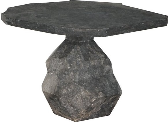 Noir Rind Side Table in Black