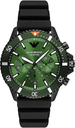 Emporio Armani Men\'s Black Watches | ShopStyle