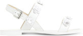 Thumbnail for your product : Dune Lavender floral-embellished leather sandals