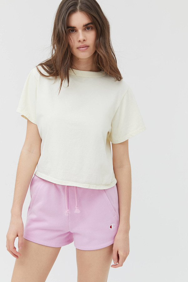 champion & uo reverse weave drawstring short