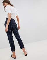Thumbnail for your product : ASOS Grid Check Tailored Tapered Trouser