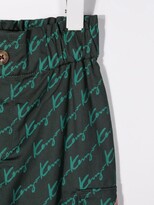 Thumbnail for your product : Kenzo Kids Logo-Print Cargo Trousers