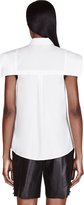 Thumbnail for your product : McQ White Lily Flag Sleeve Blouse