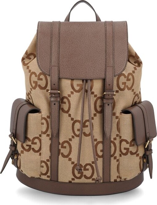 Gucci GG Supreme Pattern Backpack - Farfetch  Black gucci backpack,  Patterned backpack, Backpacks