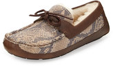 Thumbnail for your product : UGG Byron Snake-Print Leather Slipper