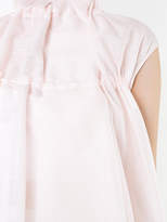 Thumbnail for your product : Steven Tai sleeveless gathered neck blouse