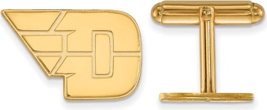 Black Bow Jewelry Co. BlackBowJewelry14kYellowGoldPlatedSterlingSilverDaytonFlyersNCAACuffLinks