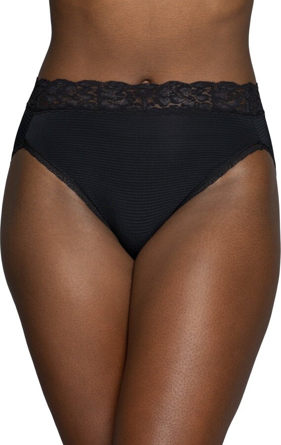 Vanity Fair Lingerie Women’s Flattering Lace Hi-Cut Underwear
