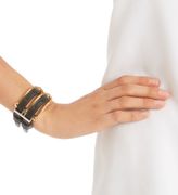 Thumbnail for your product : Balenciaga Leather "B" Bracelet-Colorless