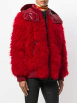 Thumbnail for your product : Moncler Grenoble shaggy padded coat
