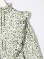 Thumbnail for your product : Il Gufo Floral Ruffle Blouse