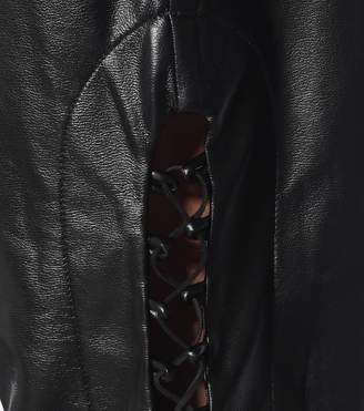 Matã©Riel Tbilisi High-rise faux leather pants