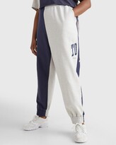 Thumbnail for your product : Tommy Jeans Women's Grey Sweatpants - THE ICONIC Exclusive - Curve Spliced College Sweatpants