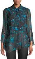 Thumbnail for your product : Elie Tahari Layla Floral-Print Silk Blouse