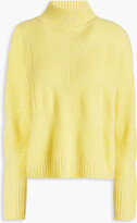 Thumbnail for your product : N.Peal Ribbed cashmere turtleneck sweater