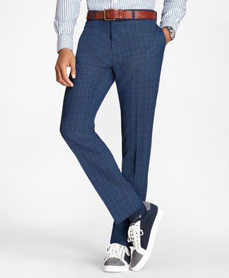 Brooks Brothers Plaid Wool Suit Trousers
