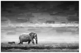 Thumbnail for your product : Parvez Taj Gilt Exclusive - Elephant (Canvas)
