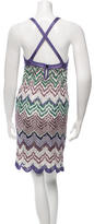 Thumbnail for your product : Missoni Patterned Decollete Neck Dress