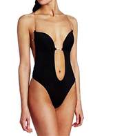 Thumbnail for your product : Burvogue Women's Backless Deep V Plunge Thong Shapewear One Piece Bodysuit