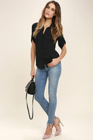 Thumbnail for your product : Lulus Best of Friends Black Button-Up Top