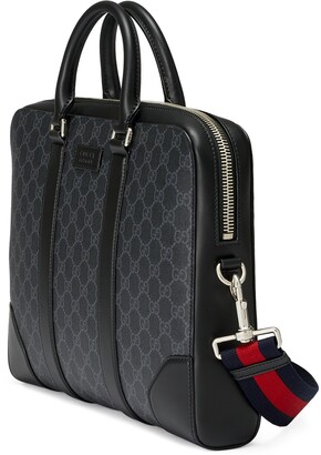 Gucci GG Black briefcase