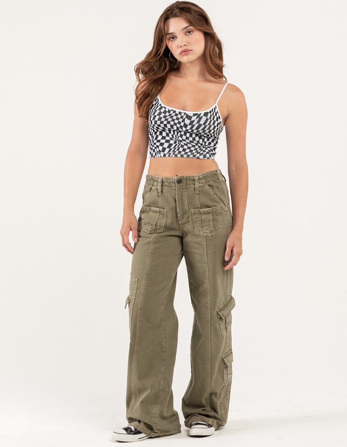 Trisica - Low Rise Wide Leg Cargo Pants | YesStyle