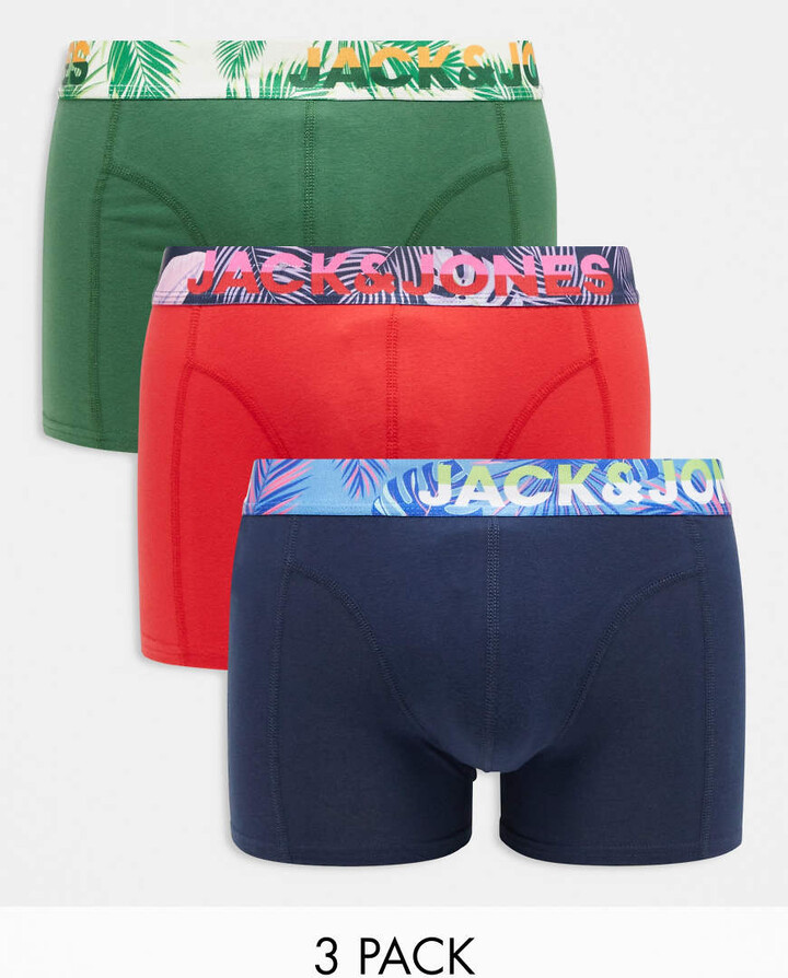 Jack and Jones Men's Jacbase Microfibre Trunks Noos Pack of