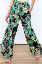 Thumbnail for your product : Hommage Floral Wide Leg Pants