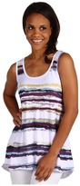 Thumbnail for your product : Allen Allen High/Low Scoop Neck Tunic Tank