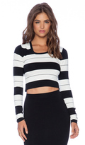Thumbnail for your product : Central Park West Noho Crop Sweater