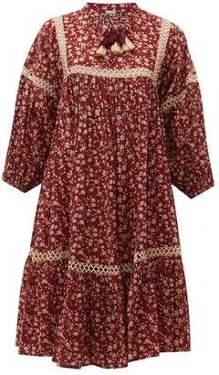 Dodo Bar Or Nell Floral-print Cotton Dress - Womens - Red Print