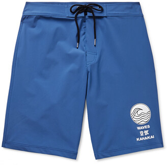 James Perse Y/osemite Long-Length Printed Swim Shorts