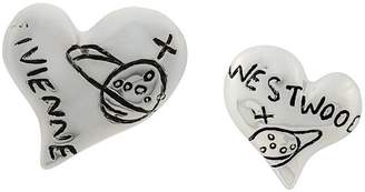 Vivienne Westwood heart earrings