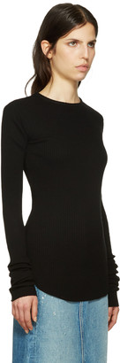 Helmut Lang Black Long Sleeve T-Shirt
