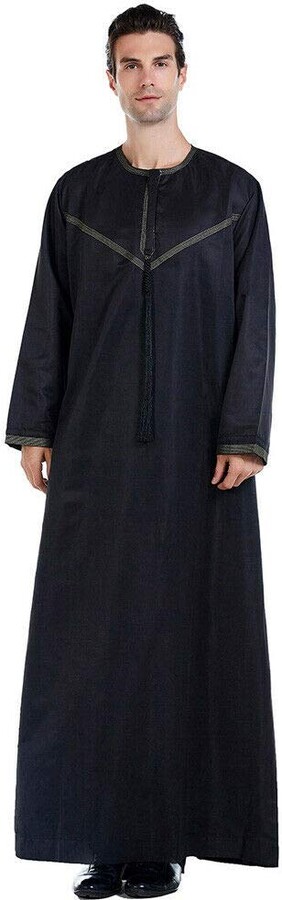 Arabischer Kaftan Anzug Herren | Middle East Thobe Mit Hosen | Dubai Arabische Kleidung | Afghan Kostüm